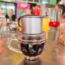 normaler Kaffee an der Raststätte