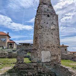 Remains of the original mosque