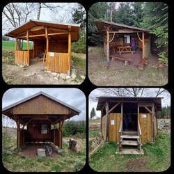 ....neun weitere Hütten!