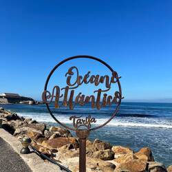 Rechts vom Weg in Richtung Insel Tarifa ist der Atlantik