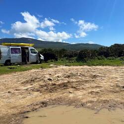 Nachdem schönen Radweg am Restaurant angekommen