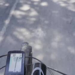 Fahrt und Aufstieg zur Düne