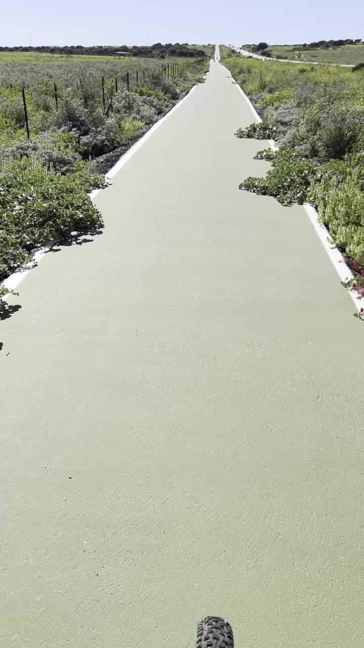 Radweg zwischen Zahara in Barbate