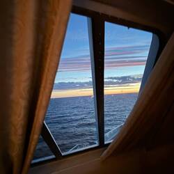 Sunsetting as we cruised