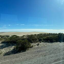 Dunes on the way to Punta Loma