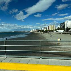 The shoreline in Puerto Madryn