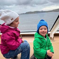 Happy despite the cold!