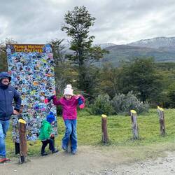 Tierra Fuego National Park sign