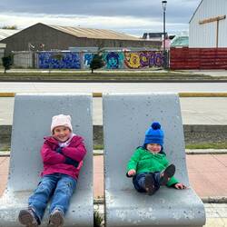 Relaxing on the promenade!