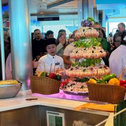 Last night of the cruise banquet