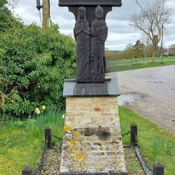 Westley Waterless; village sign