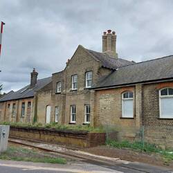 Six Mile Bottom; the old railway station