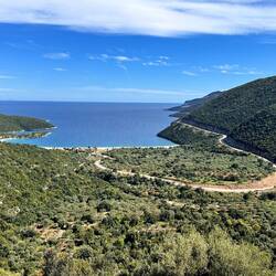 Einer der vielen Strände an denen ich heute vorbeigefahren bin