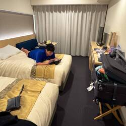 The room