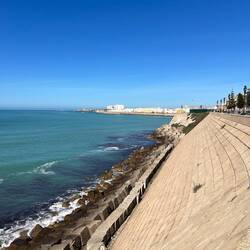 Blick in Cádiz in Richtung Norden
