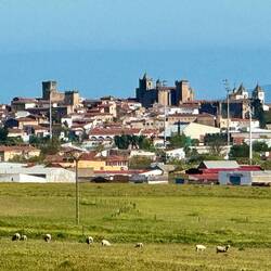 Blick auf Cáceres