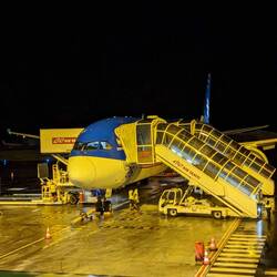 Plane in Tahiti