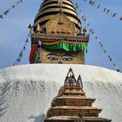 Stupa von Swaybhunath, Wahrzeichen Kathmandus