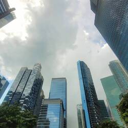 Hochhäuser in Downtown