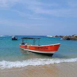 Die Boote nach Taganga