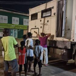 Wohnunsbesichtung zur späten Stunde