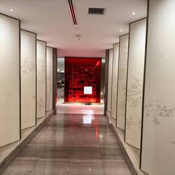 The entrance to the Sakura First Lounge.