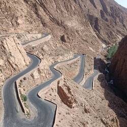 Route empruntée par le Dakar autrefois