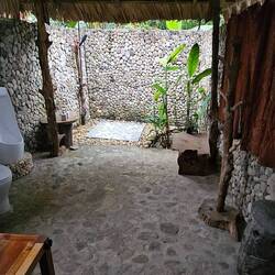Freiluftdusche Hotelzimmer
