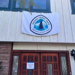 Mein erster PCT Marker am Haus der Trail Angel