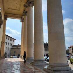 For scale, look at how small Brenda is compared to the cathedrals columns.