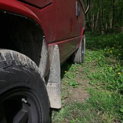 Die neuen Schmutzfänger machen ihren Job