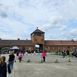 L'entrée de Birkenau