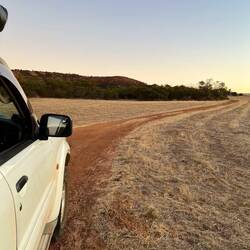 Ausserhalb von Geraldton, auf dem Grundstück von Jo & Ken