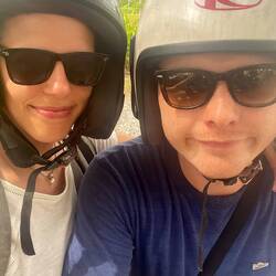 Und wieder mit dem Roller unterwegs 🛵