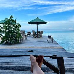 früh um 7 Uhr 😀... fast alleine