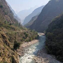 Ganz weit hinten Ganesh Himal - Gänsehaut für mich