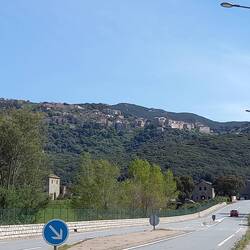 Der Ort Sartène nur noch 8 km aber viel Höhe