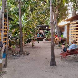 Hinterhof vom Hostel Nahimara