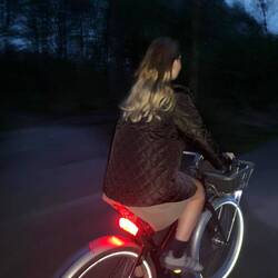 Late night bike through Amsterdam Bos