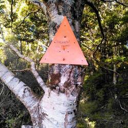 "Gratulation, du hast den Weg gefunden", steht auf dem Schild
