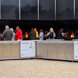 Shrine of Fatima's long tradition of pilgrams lighting candles for miracles from Blessed Virgin Mary