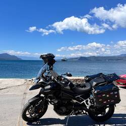 Warten auf die Fähre