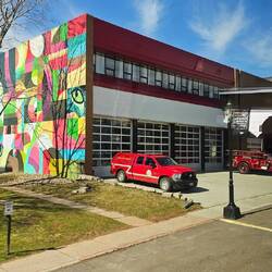 Die Feuerwache in Carlottetown