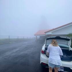 Das Wetter als wir ankamen🌫️😶‍🌫️