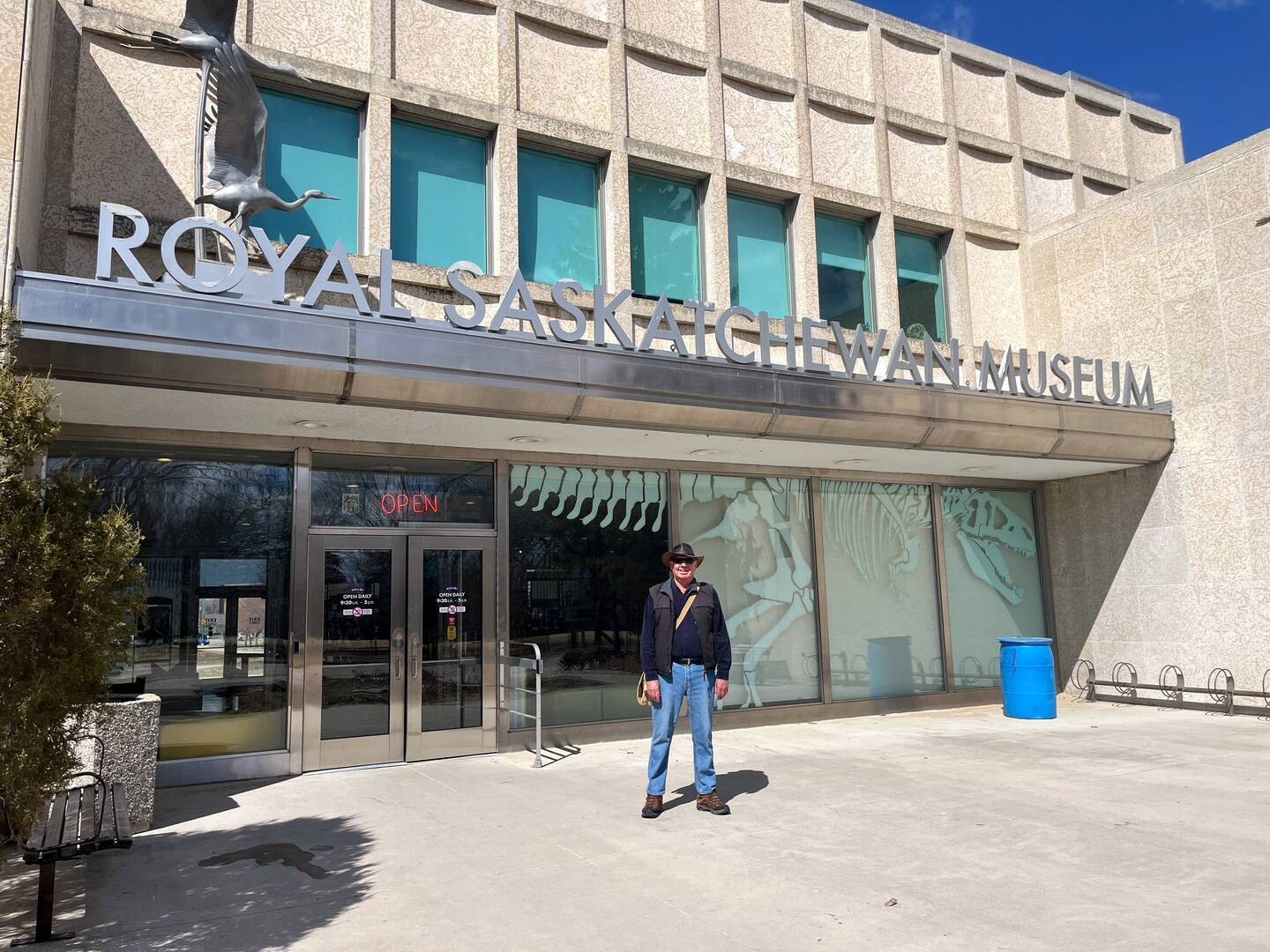 We arrive at the museum after a good walk