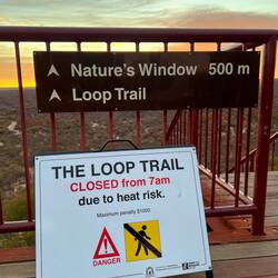 Der Trail schließt ab 7 Uhr