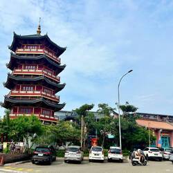 hier beginnt die Food Street ... in chinesischer Hand