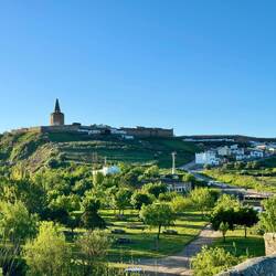 Rückblick auf Galisteo