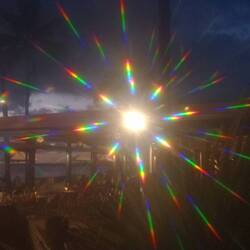 The spectral glasses taking up the whole sight