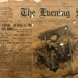 I like the drawing… I did not initially notice Teddy hanging on for dear life.